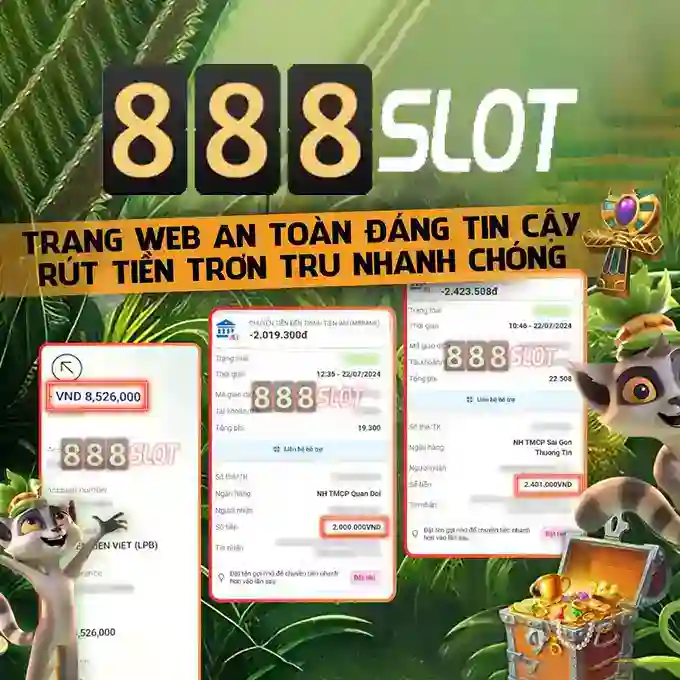 Giao diện sảnh game bắn cá 888slot với đồ họa 3D sắc nét