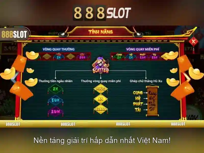 888slot - Nền tảng slot trực tuyến hấp dẫn